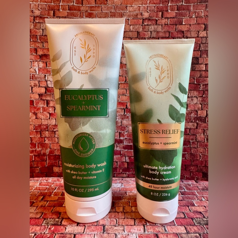 ✨Bath and Body Works Eucalyptus Spearmint Moisturizing Body Care Set. Brand New✨